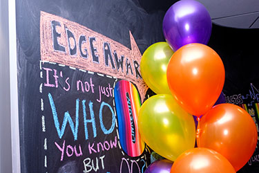 Edge Award blackboard