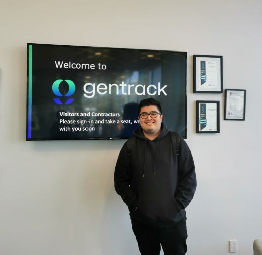 Gentrack graduate developer Gerard Gomez